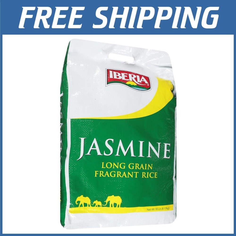 Jasmine Long Grain Rice, 18 lb - Fragrant & Aromatic