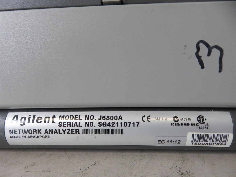 AGILENT J6800A NETWORK ANALYZER - Free Shipping