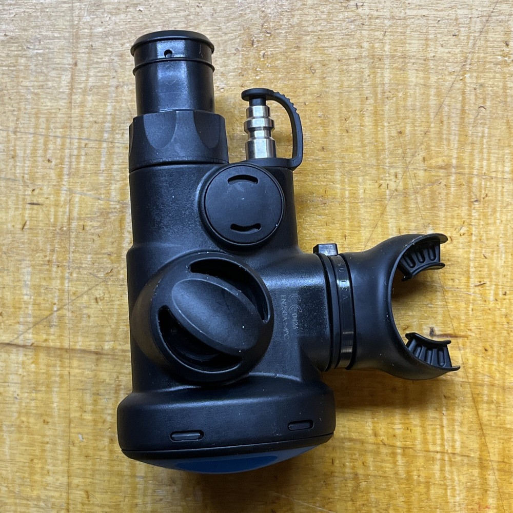 Atomic Aquatics SS1 Safe Second - Blue - Regulator/Inflator Combo