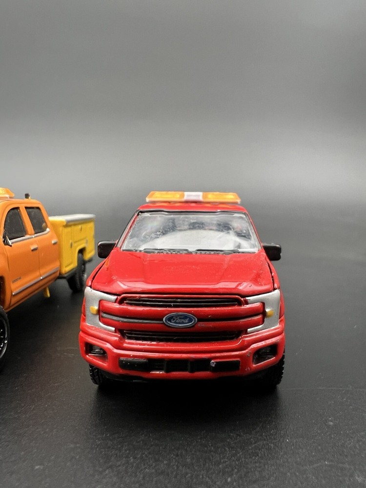 2 Pack 1/64 Code 3 LP6000 Amber Lightbar Greenlight Construction Tow Work Truck