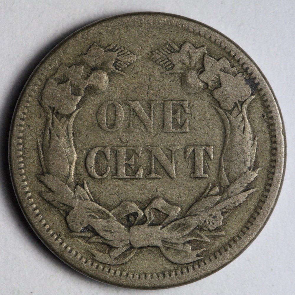 1858 S.L. Flying Eagle Cent Penny XF E103 WXHM