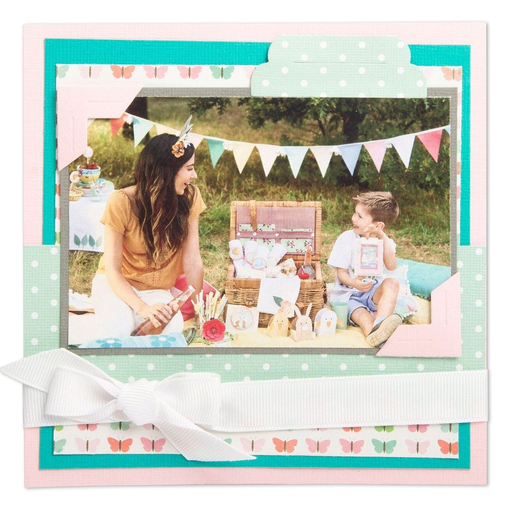 New, Retired Sizzix Thinlits Creative Corners 7pc #663481 Retail $14.99