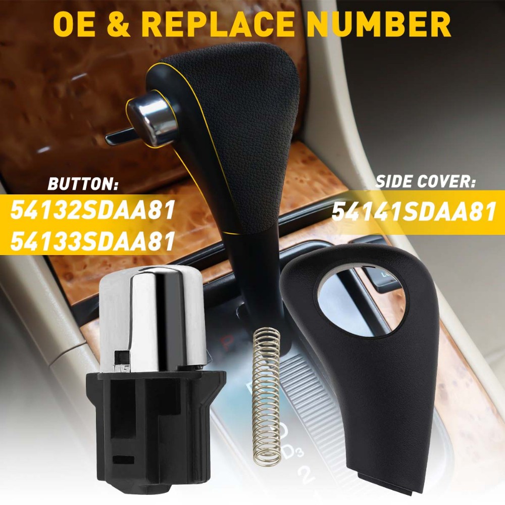 Fit ACCORD HONDA SHIFTER 2003-2006 GEAR AUTOMATIC HANDLE KNOB SHIFT BUTTON PUSH