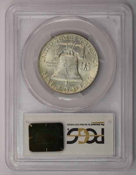 1950-D Franklin Half Dollar PCGS MS64+FBL