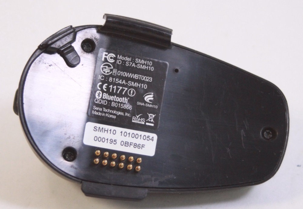 Sena SMH10 Motorcycle Construction Bluetooth Headset Intercom Untested READ