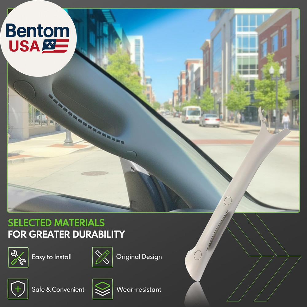 Front Left a Pillar Grab Handle Molding Trim Compatible with 2002-2010 Dodge Ram