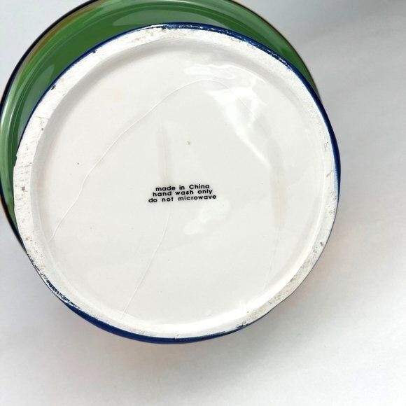 Multicolor Large Ceramic Pitcher Southwestern