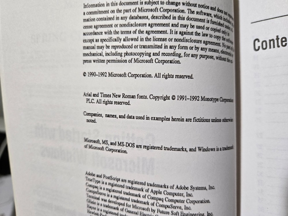 Microsoft Windows Version 3.1 1992 Spring Release 5.25" Disks Big Box Manual