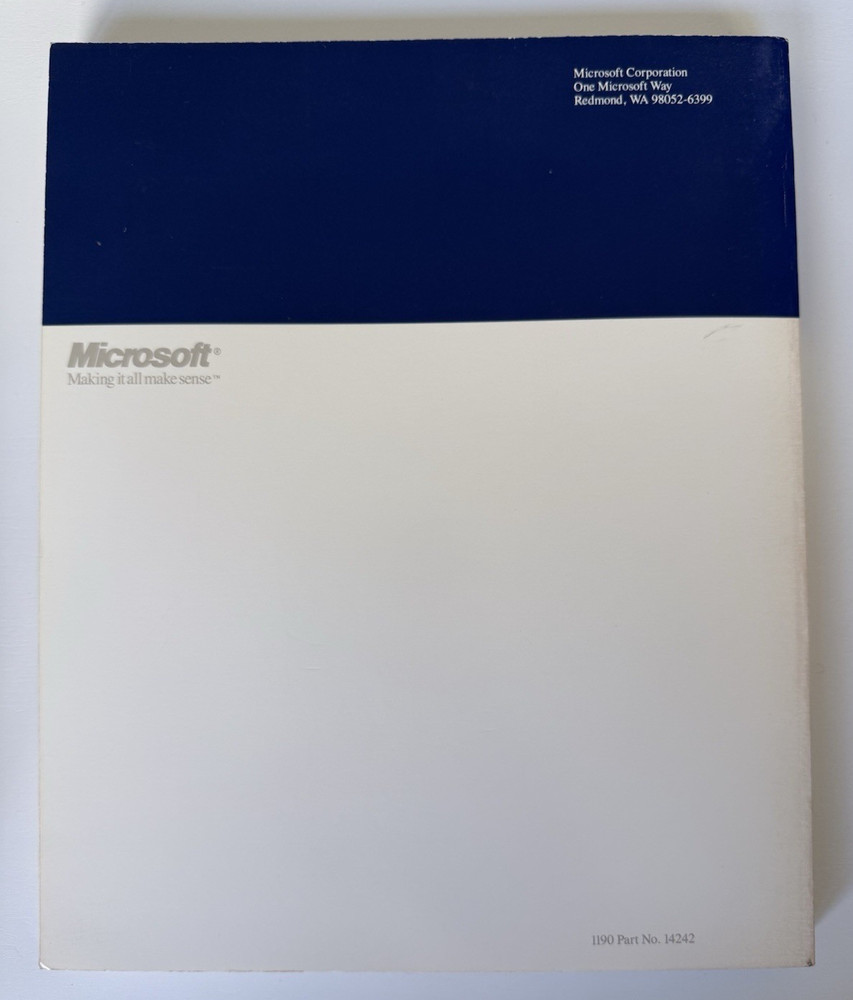 Microsoft Excel Function Reference Book Guide - Version 3.0 - Collectable Rare