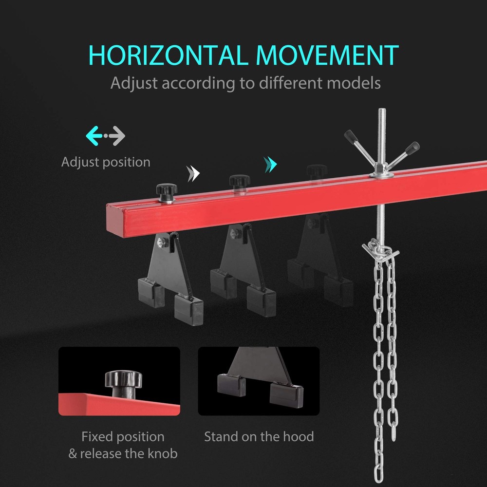 SPECSTAR 1100 Lbs Engine Support Bar Transverse Hoi