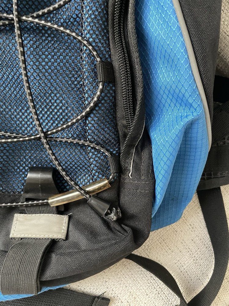 Hi-Tec Hydration Hiking Backpack – Blue & Black (No Bladder) -Preowned