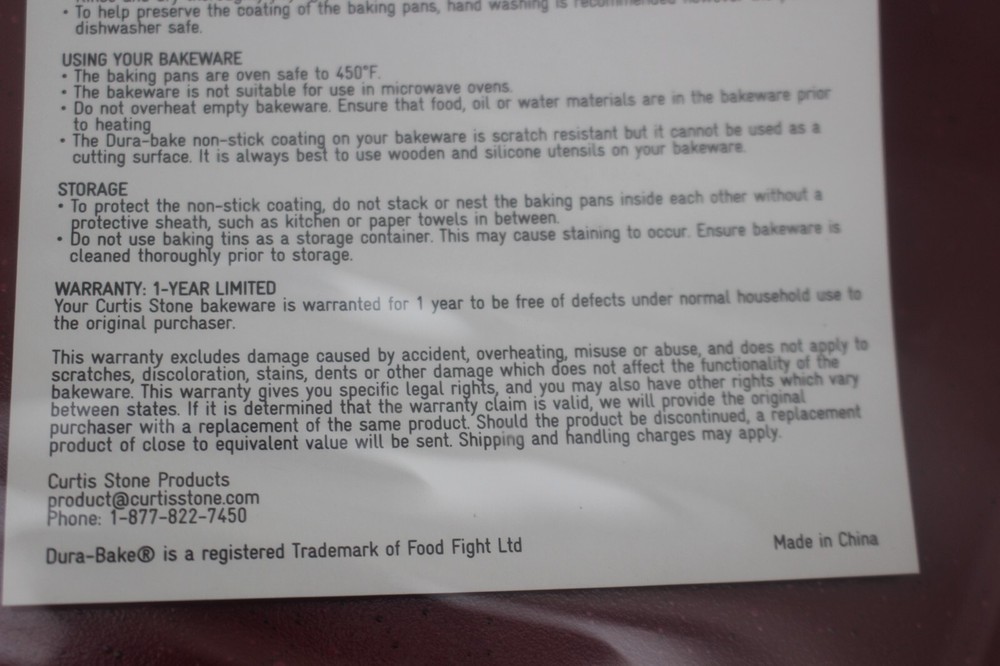 New - Curtis Stone Red 3 Piece Bakeware Set Baking Pans