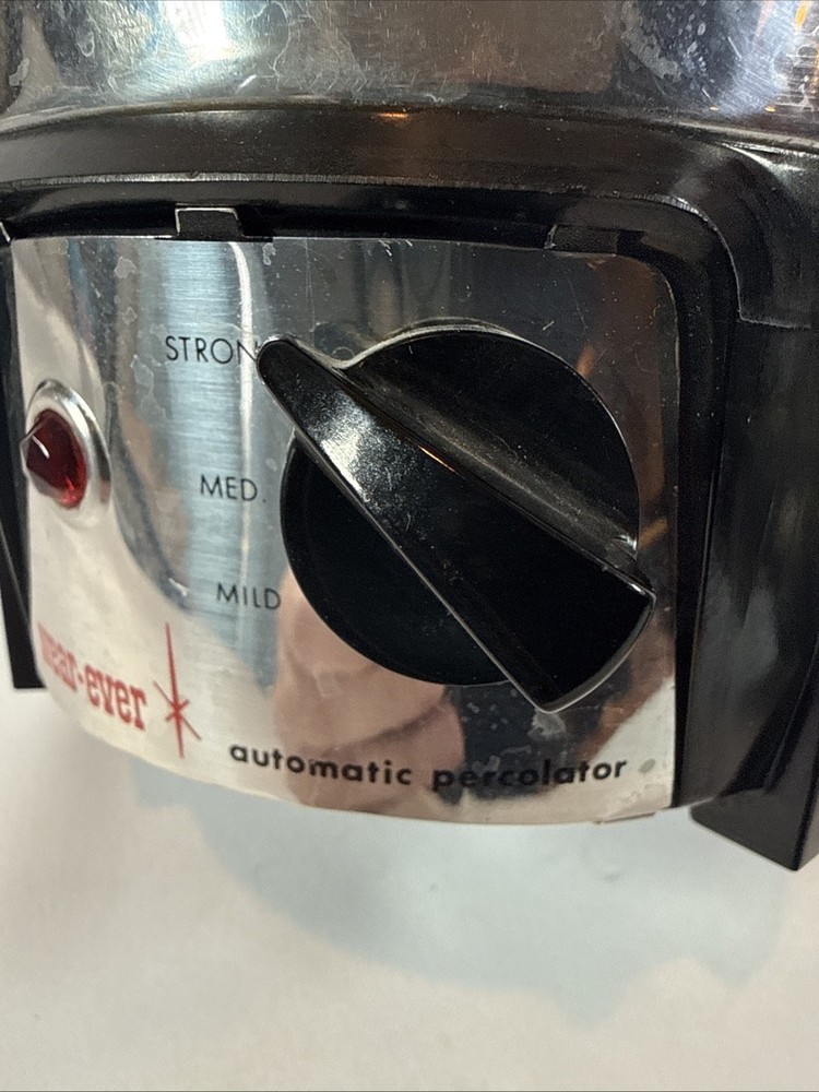 Wear-Ever 10 Cup Electric Automatic Percolator Model 2750 Complete