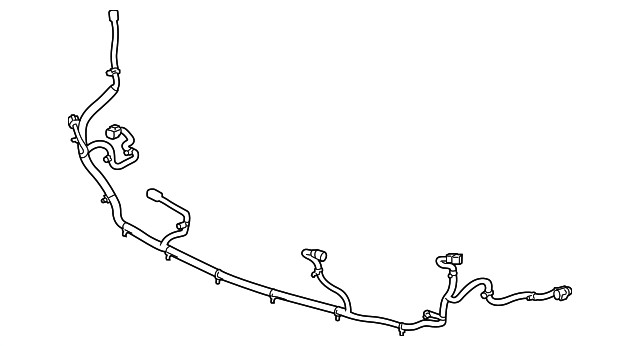 Genuine GM Front Object Alarm Sensor Wiring Harness 23187814
