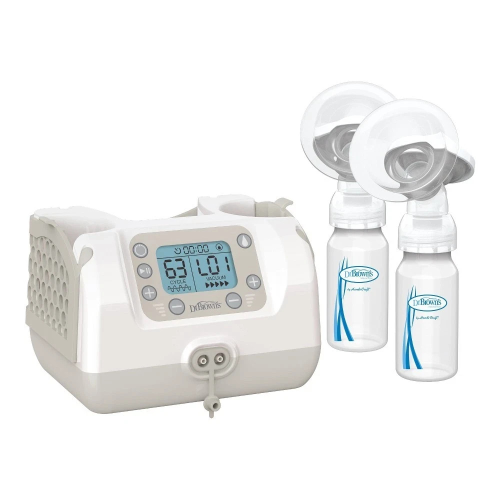 Dr. Brown'S BF100 Customflow Double Electric Quiet Breast Pump with Softshape™