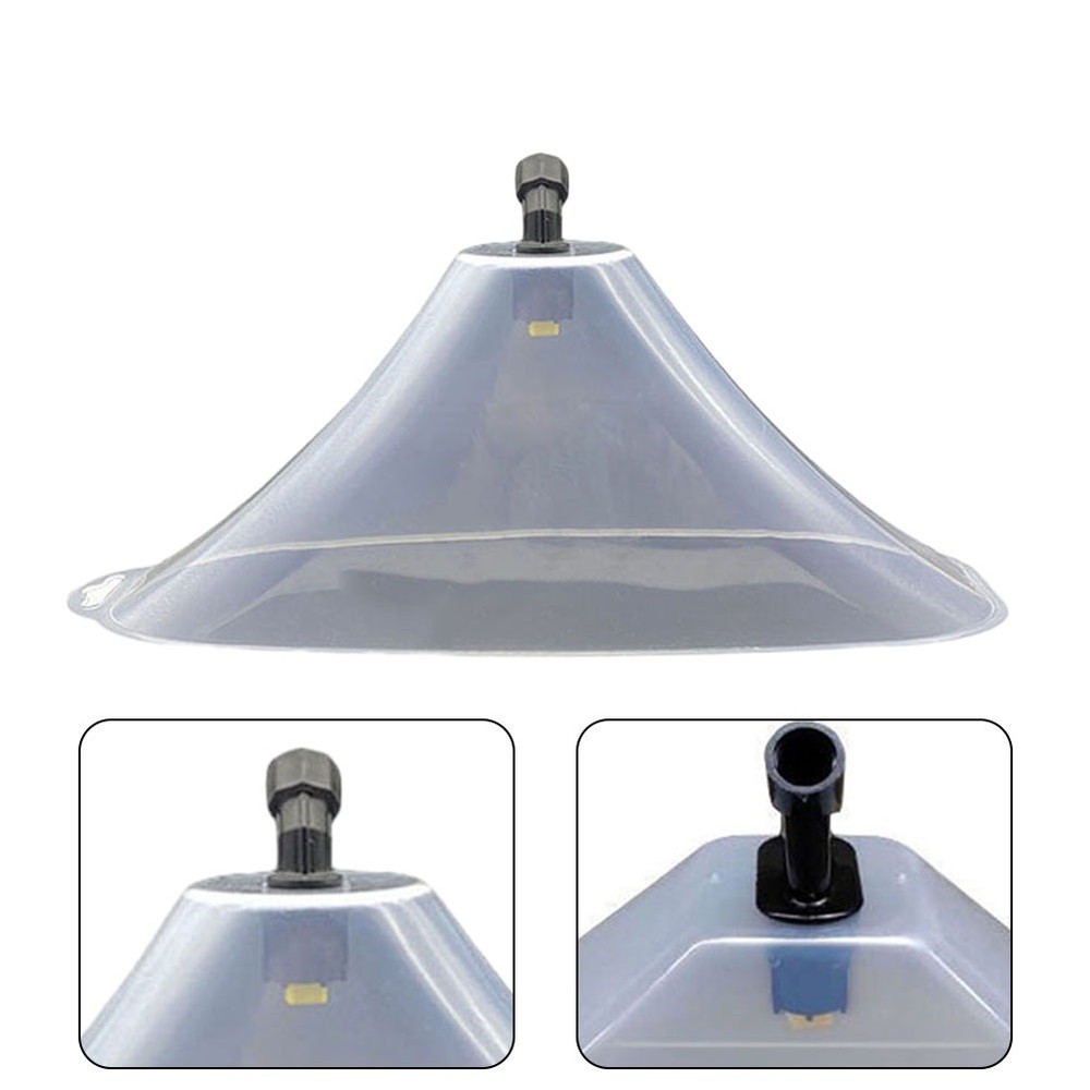 Robust Plastic Windshield Spray Cover Compatible with Various Electric Sprayers
