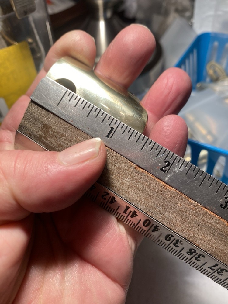 Thompson Center arms Hawkins Muzzleloader Butt Plate with Screws. (Size Below)