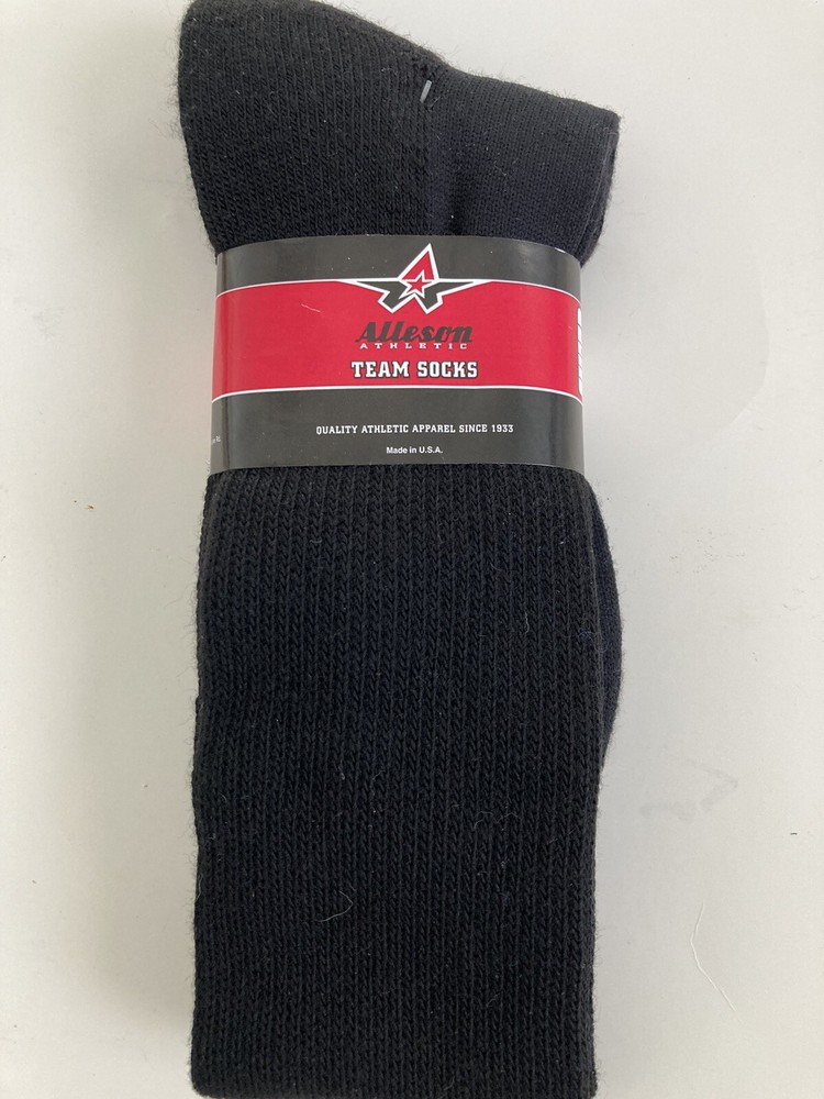 Alleson Athletic Team Socks Black Size 10-13