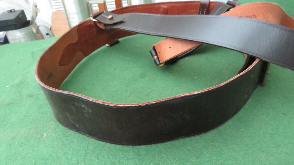 BRITISH ARMY SAM BROWNE BELT SIZE 2 WITH SHOULDER STRAP