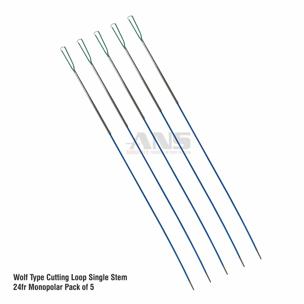ANS Wolf Type Monopolar Cutting Loop Single Stem (Set of 5)