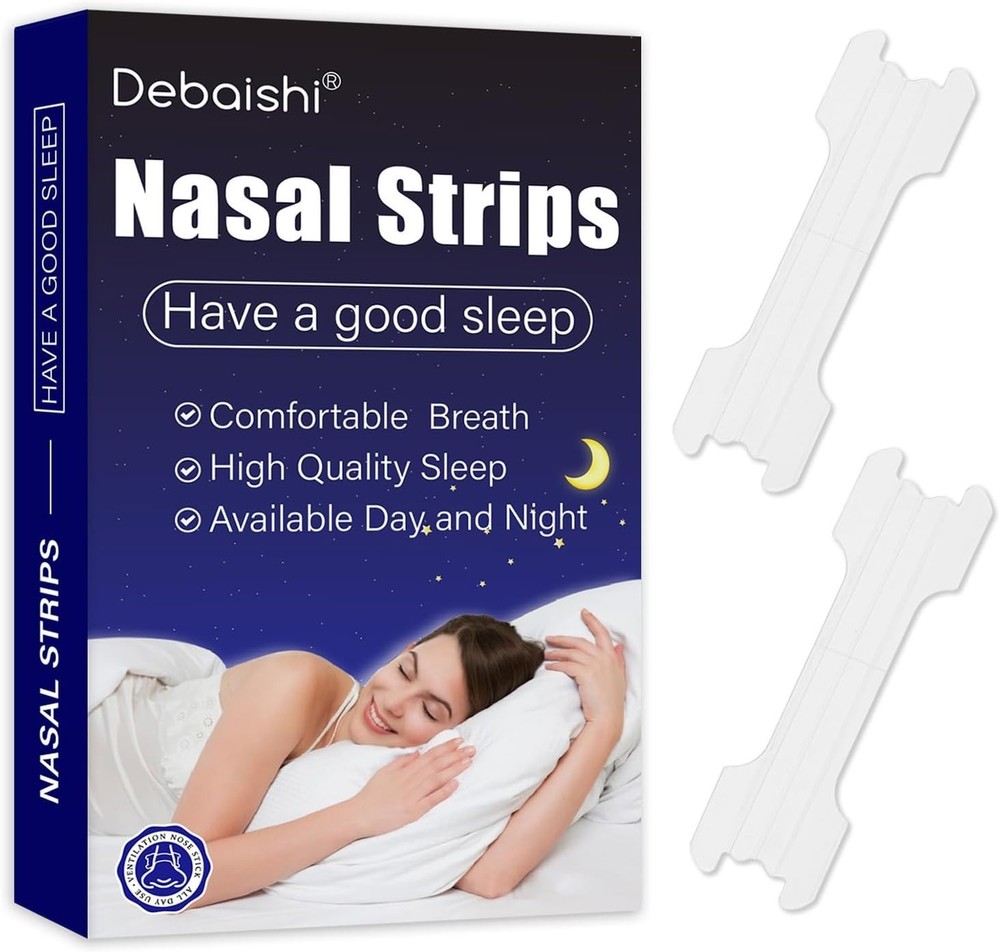 Effective & Discreet 30 Clear Nasal Strips for Uninterrupted Sleep Experience