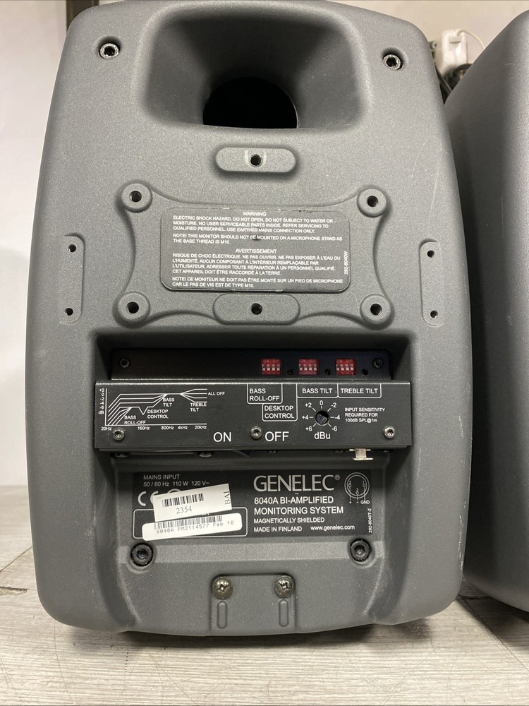 Genelec 8040A Studio Monitors PAIR Great Working Shape!