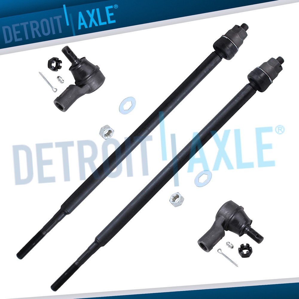 Front Inner & Outer Tie Rod Ends for 2003-2007 2008 2009 2010 2011 Honda Element