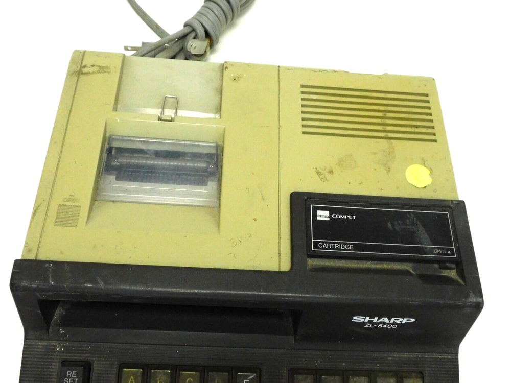 Authentic Vintage Sharp ZL-5400 Electronic Printing Calculator/Computer - Tested