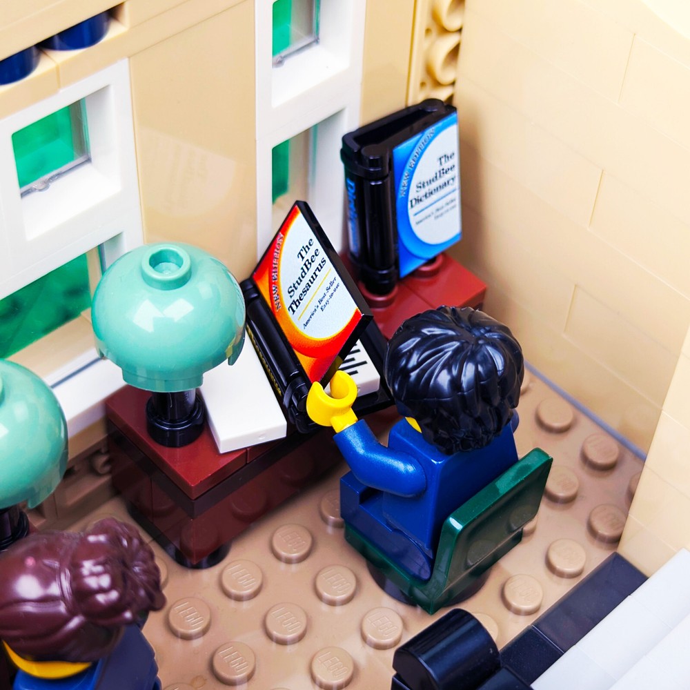 Thesaurus Book - Minifig Accessory - Custom Printed - Brick City