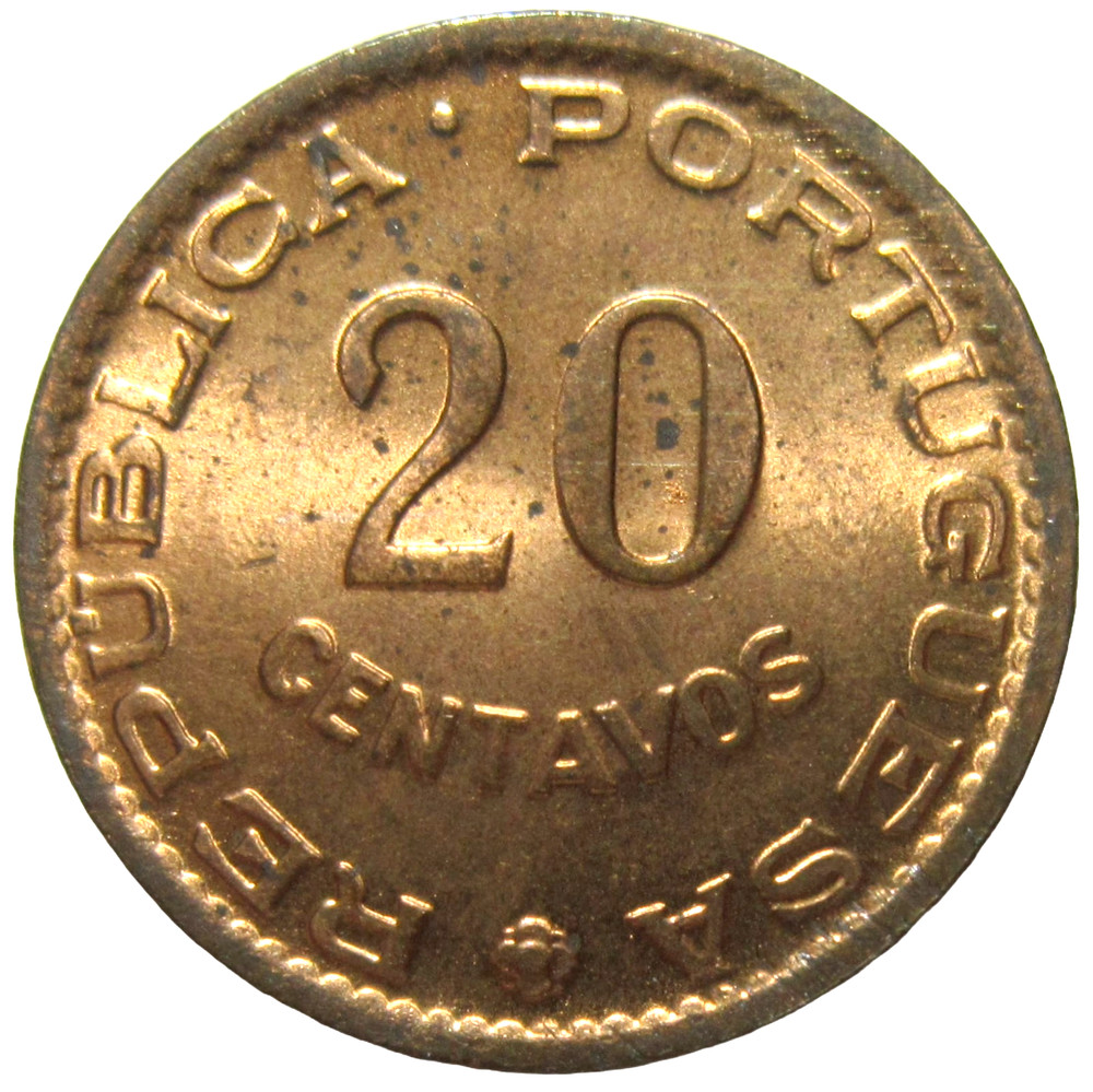 MOZAMBIQUE. 20 CENTAVOS, 1961.