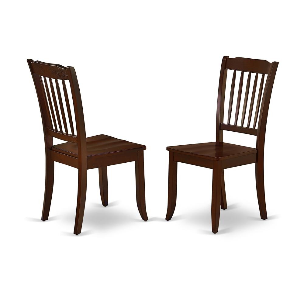 Dining Room Set Mahogany, DLDA3-MAH-W