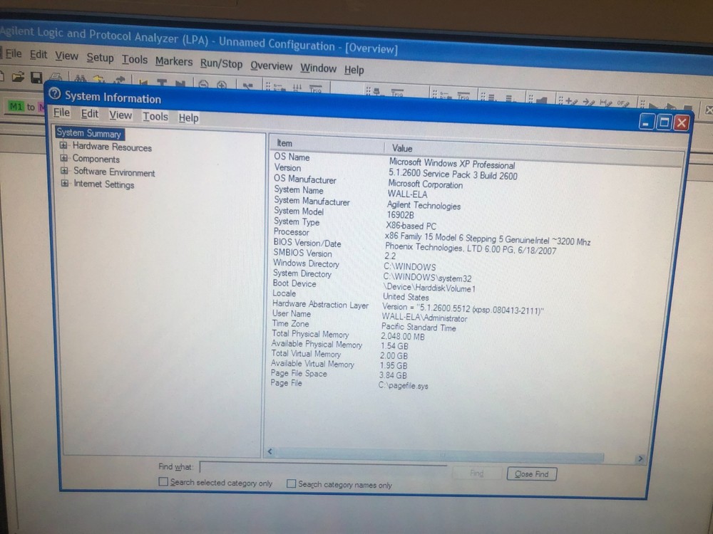 Agilent 16902B Modular Logic Analysis System Mainframe w/o Modules