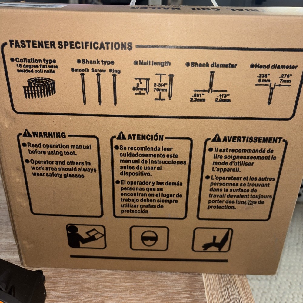 Upwood CN70 Coil Nailer