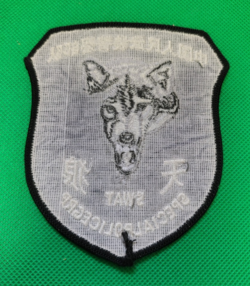 CHINA PATCH SPECIAL POLICE SWAT