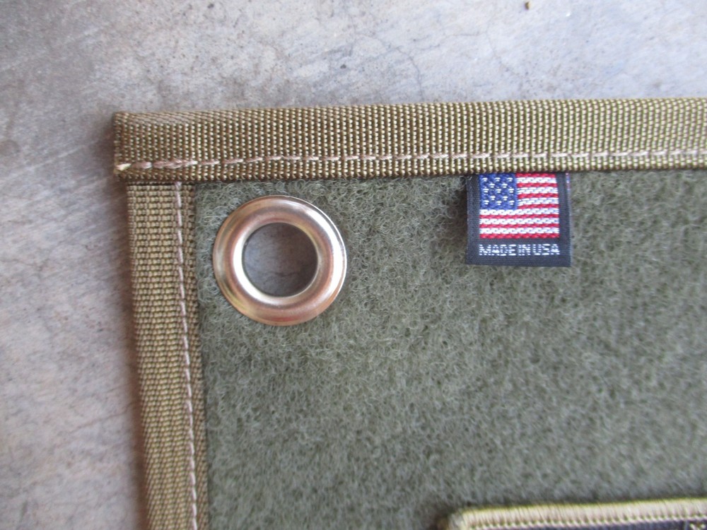 Tactical Morale Patch MilSpec Ranger Green Tan USA Made Velcro® Loop Panel 24x29
