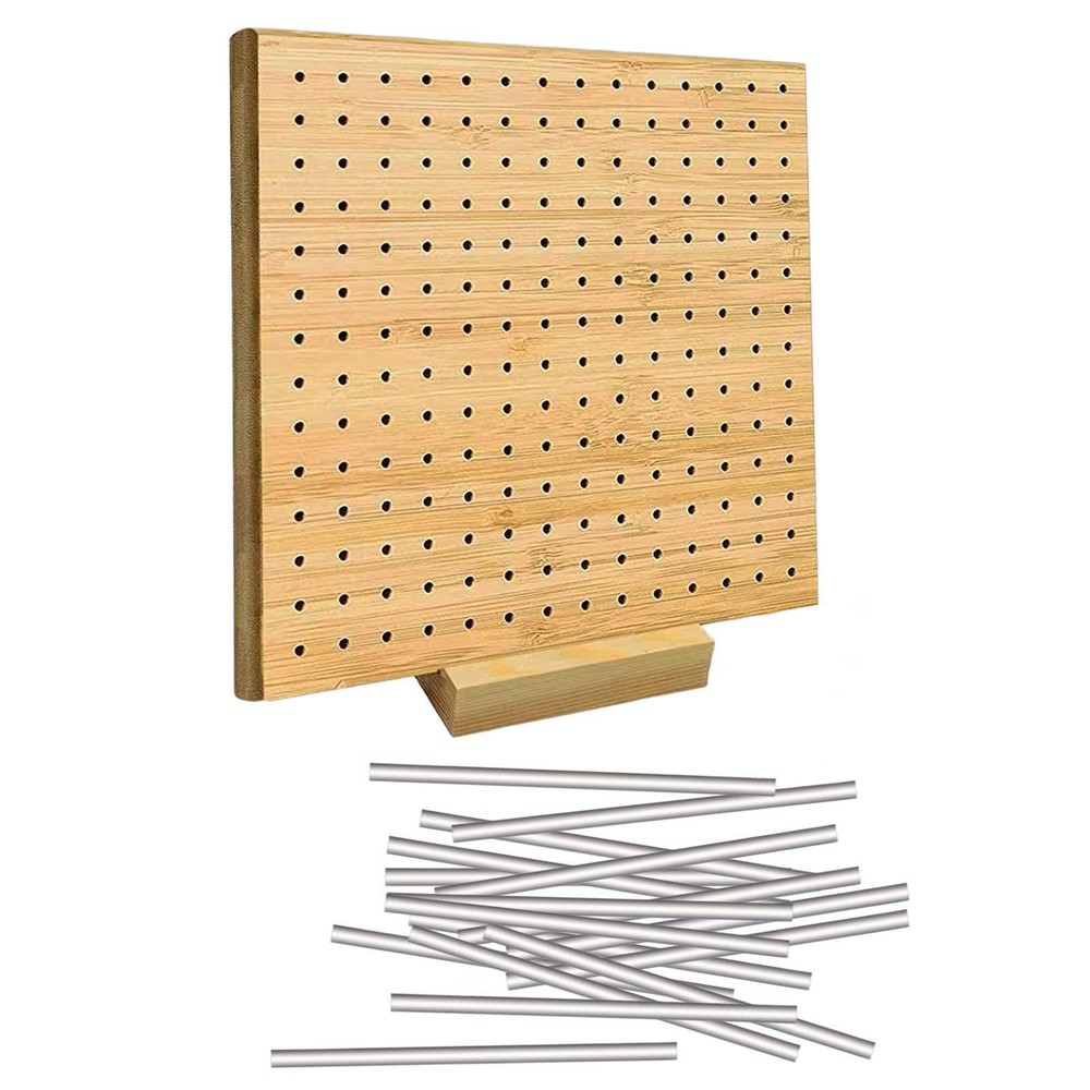 Crochet Blocking Board with Pegs Pegboard for Blocking Crochet for Beginners