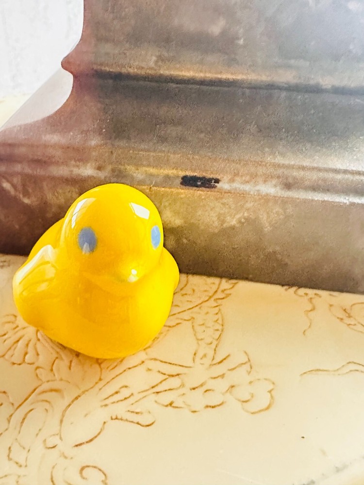 Mini Ceramic Chick Easter Tiered Tray Decor
