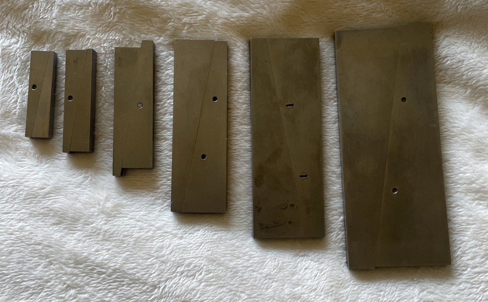 GENERAL NO. S-112-6 ADJUSTABLE PARALLELS SET ~ WITH 6 PARALLELS ~ NICE !