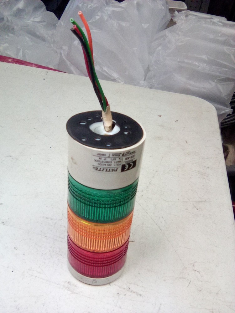 PATLITE LES-AW Stack Light Tower PMT Red/Amber/Green 24v Ac/Dc 0.6W/1 Stack