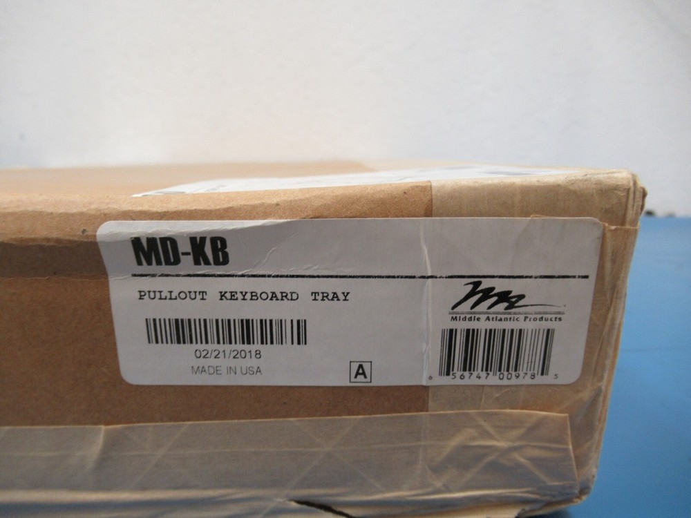 Middle Atlantic Products MD-KB Pullout Keyboard Tray