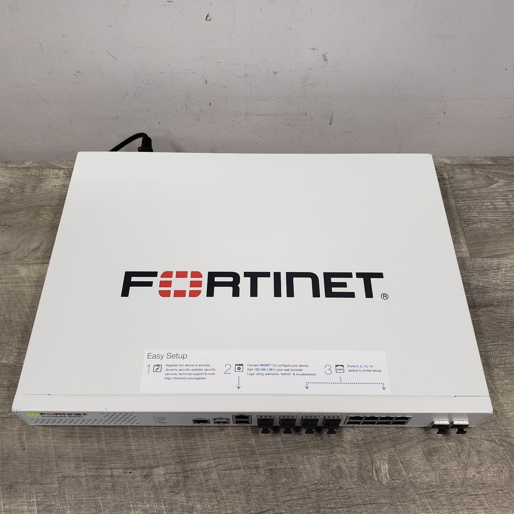 *Powers Up* Fortinet FortiGate 600D Network Security Firewall Appliance Switch