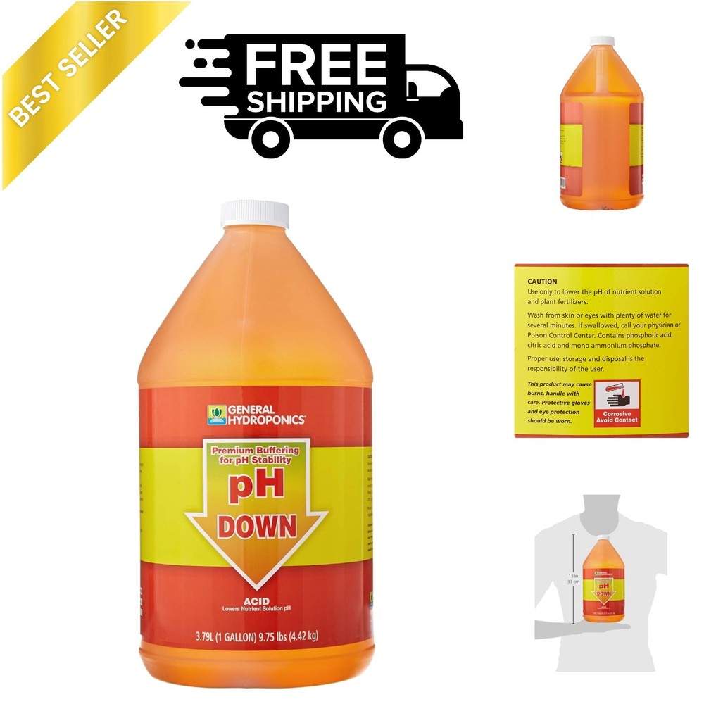 Ph down Liquid  Buffering for Ph Stability, 1-Gallon