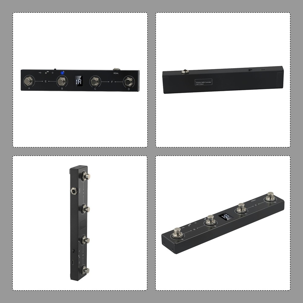 MVAVE Chocolate MIDI Footswitch Controller Extended Battery Life Easy