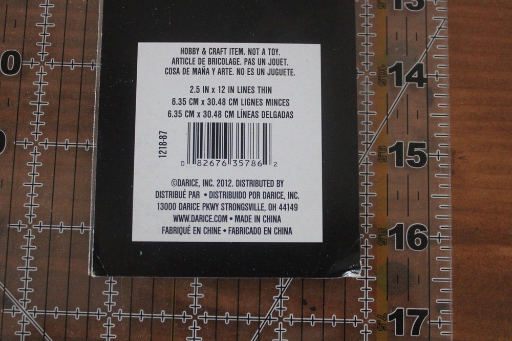 DARICE EMBOSSING ESSENTIALS FOLDER Long Strip TRUNKS Tree Background 12" x 2.5"