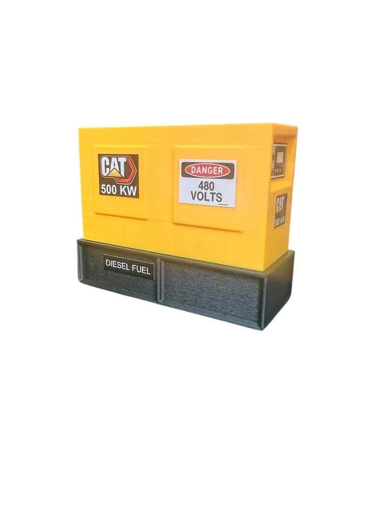 500KW Generator Set Scale Model 1/50