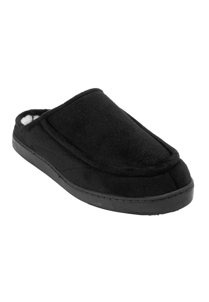 KingSize Men's Microsuede Clog Slippers