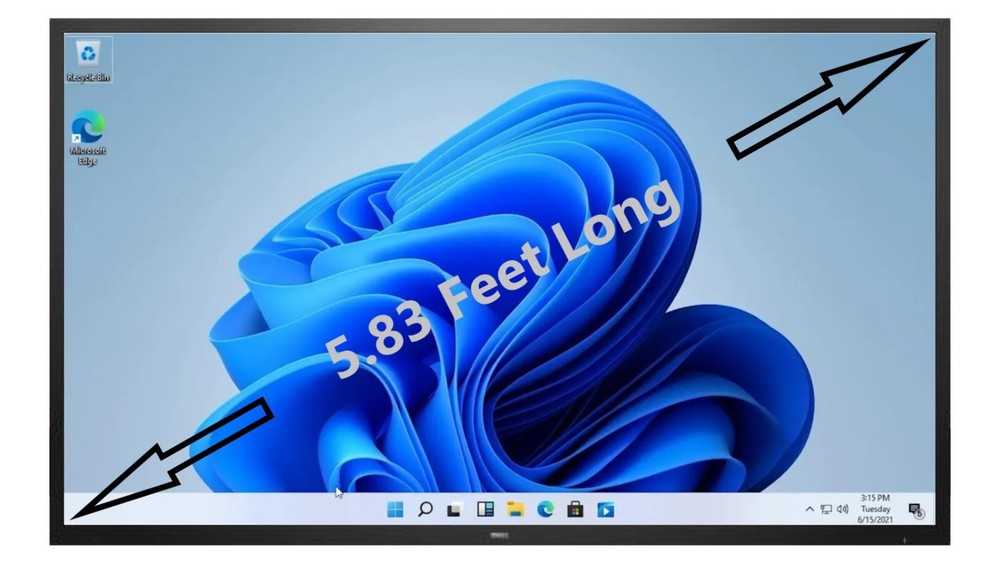 Dell 70" Interactive Whiteboard For Classroom And Professional Use