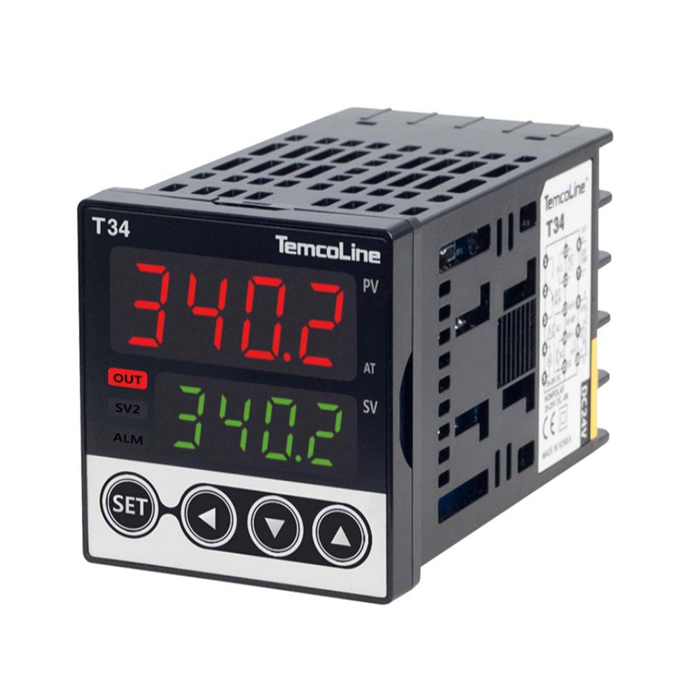 Temcoline T34-S00 Digital PID Controller Heating Cooling control 48x48x77mm