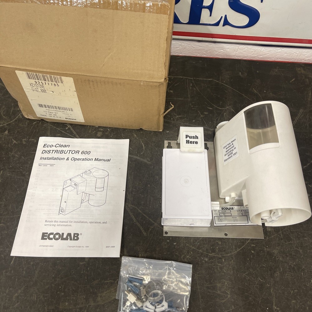 ECOLAB ECO-CLEAN DISTRIBUTOR 600