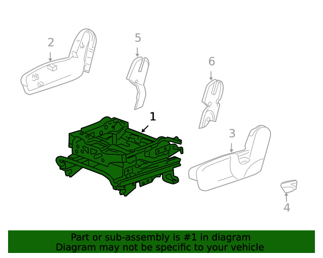Genuine GM Seat Track 19207706